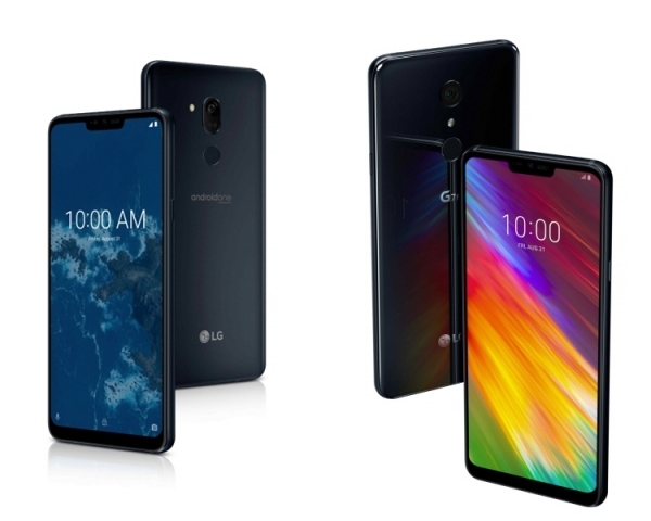 LG전자는 이전 IFA 2018서 'LG G7 씽큐'의 강점을 이어받은 스마트폰 신제품 2종을 선보였다. 사진은 'LG G7 One'(왼쪽)과 'LG G7 Fit' (사진=LG전자)