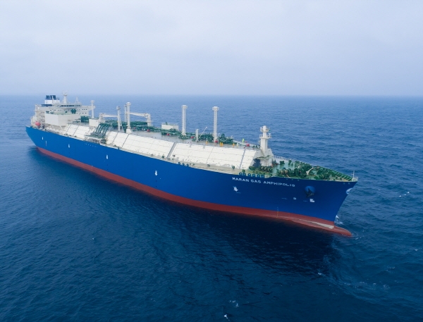 대우조선해양은 그리스 최대 해운사인 안젤리쿠시스 그룹 산하 마란가스(Maran Gas Maritime)사로부터 액화천연가스(LNG)운반선 1척을 수주했다고 10일 밝혔다. (사진=대우조선해양)