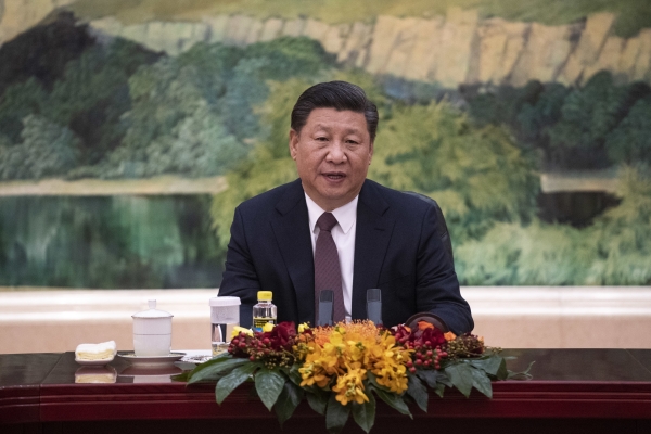 지난 12월7일 시진핑 중국 주석이 베이징에서 리용호 북한 외무상을 만나 발언하는 모습. (사진=연합뉴스)