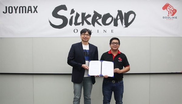 조이맥스는 태국 게임 업체 갓라이크 게임즈와 PC 온라인 게임 '실크로드 온라인'의 태국 퍼블리싱 계약을 13일 발표했다. (사진=조이맥스)