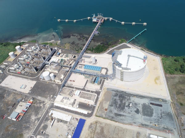 파나마 콜론 액화천연가스(LNG) 터미널 프로젝트 전경 사진. (사진= 포스코건설)