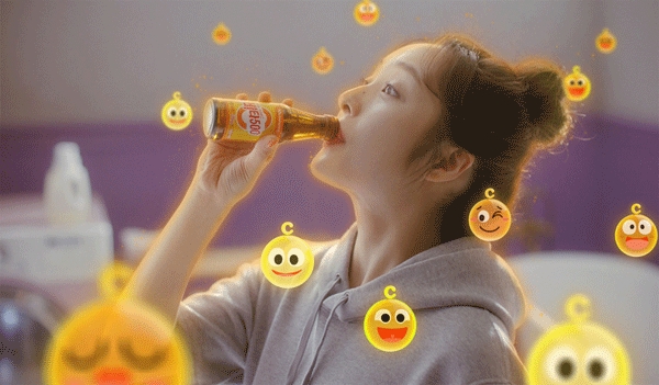광동제약은 배우 김보라가 "비타500과 함께 건강하게 젊음을 충전한다"는 내용으로 만든 광고 '젊음을 채워요' 편을 지난 4월 선보였다. (사진=광동제약)