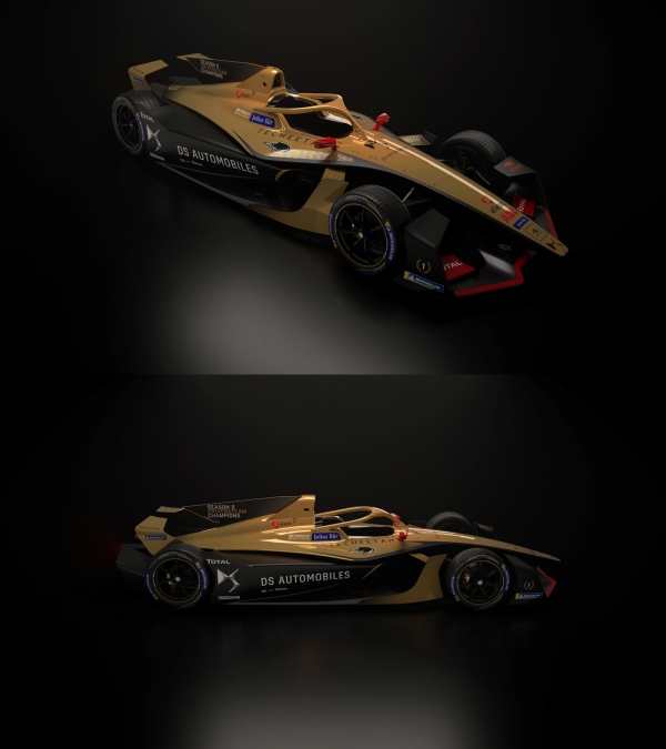 포뮬러 E 레이싱팀 'DS 테치타'가 2020ㆍ2021 시즌 ABB FIA 포뮬러 E 월드챔피언십에 출전하는 'DS 테치타 Gen2 에보'의 디자인을 공개했다. (사진= DS오토모빌)