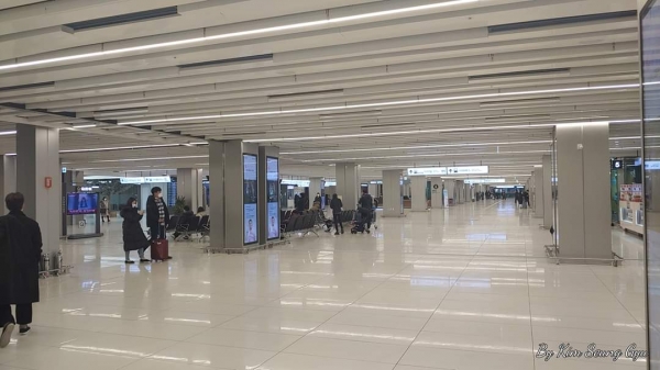 지난달 22일 오후 주말에도 불구하고 한산한 김포공항. (사진=독자)