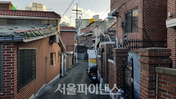 서울 용산구 한남3재정비촉진구역 일대 주택가. (사진=이진희 기자)<br>
