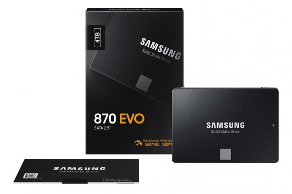 870 에보(EVO) 솔리드스테이트드라이브(SSD) 패키지 (사진=삼성전자)