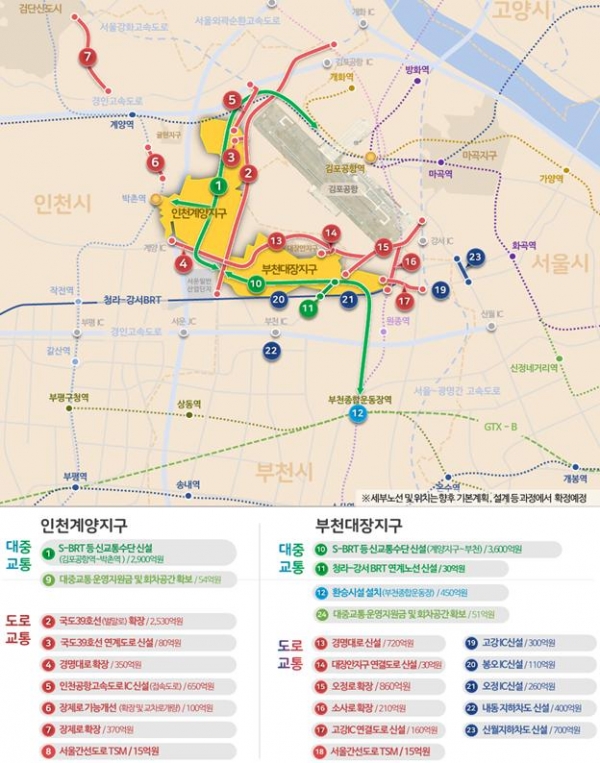 인천계양·부천대장 광역교통개선대책. (자료=국토교통부)