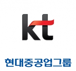 KT(위)와 현대중공업그룹 CI. (사진=KT)