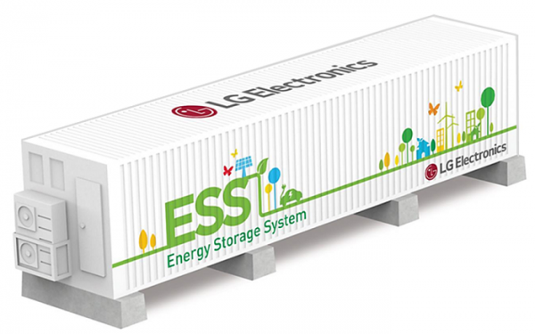 LG전자가 미국 하와이에 상업용 에너지저장시스템(ESS, Energy Storage System)을 공급한다. 사진은 LG전자 컨테이너형 상업용 에너지저장시스템. (사진=LG전자)