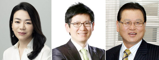 (왼쪽부터)조현아 전 대한항공 부사장, 강성부 KCGI 대표, 권홍사 반도건설 회장. (사진=각 사)