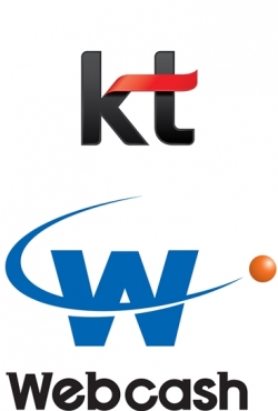 KT(위)와 웹케시 로고. (사진=KT)