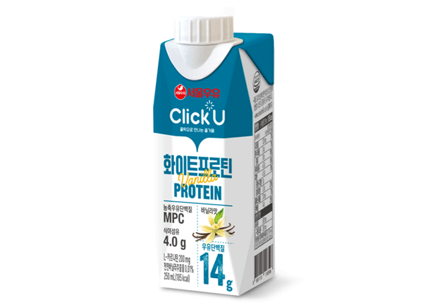 단백질 음료 '클릭유 화이트프로틴' (사진=서울우유협동조합) 