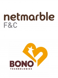 넷마블에프앤씨(위)와 보노테크놀로지스 로고. (사진=넷마블)