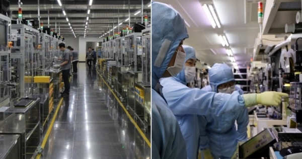 (왼쪽부터) 삼성전기, LG이노텍 사업장 모습 (사진=각 사)