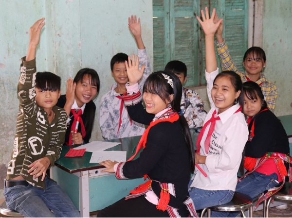 CJ그룹 '베트남 소녀교육 프로젝트' 활동 현장 (사진=CJ)
