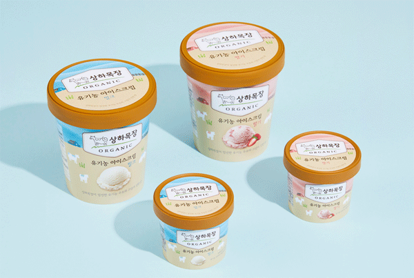 12일 네이버 쇼핑라이브을 통해 할인 판매하는 '상하목장 유기농 아이스크림'. (사진=매일유업) 