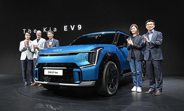 기아가 2023 서울모빌리티쇼에서 EV9을 세계 최초로 공개했다. (사진=기아, 권진욱 기자)