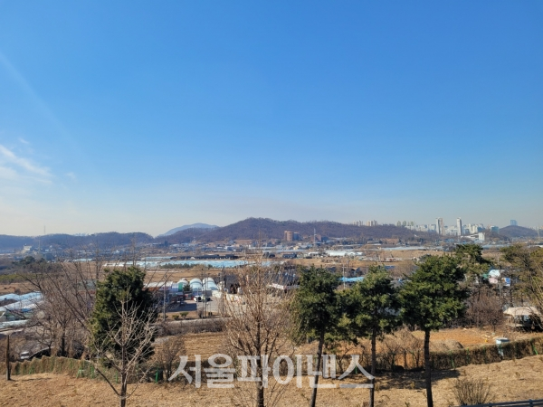 24일 1차 신규 공공택지 지구로 지정된 경기 광명시흥지구 전경. (사진= 박성준 기자)