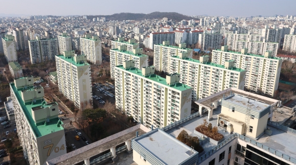 31일 노후계획도시 특별법 적용대상인 서울 양천구 목동 일대 아파트 모습. (사진=연합)