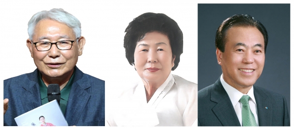 순창군이 2024년도 '순창군 군민의 장' 3개 부문 수상자를 선정했다.(왼쪽부터 최동현씨, 강순옥씨, 김택수씨) (사진=순창군)