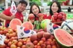 농협하나로마트, 리우 올림픽 응원 '붉은과일 판매전'