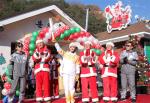 평창올림픽 성화 '봉화 산타마을' 방문
