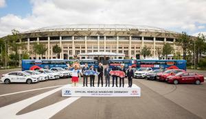현대·기아차 '2018 FIFA 러시아 월드컵' 공식차량 전달