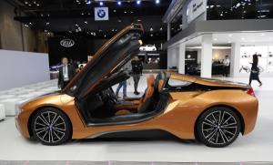 [부산모터쇼] 로드스터 디자인의 정수ㆍ개성 강조한 'BMW 뉴 i8 로드스터'