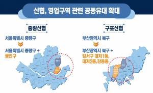 신협, 영업구역 광역화 첫 승인...'중랑구+광진구' 外