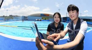 KT, '광주세계수영선수권대회' 5G 기술로 지원