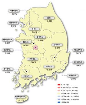 서울 아파트값 0.07%↑···16주 연속 상승