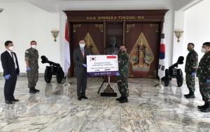 대우조선해양, 인도네시아 국방부에 코로나19 진단키트 기증