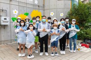 한국투자증권, '자녀동반 벽화그리기 봉사활동'