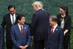 "日, G7 확대 韓 참여시키려는 트럼프 구상에 반대 입장"