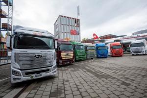 현대차 대형 수소전기트럭 유럽 상륙···글로벌 사업 본격화