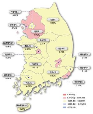 서울아파트값 2주 연속 상승세 둔화···"2.4대책 따른 관망세"