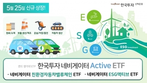 한투운용, '친환경車·ESG투자' 주식형 액티브 ETF 2종 출시