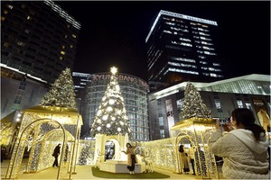 경방 타임스퀘어, 유럽 정원 같은 크리스마스 장식