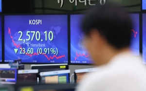 코스피, 외국인·기관 쌍끌이 매도···1% 가까이 하락