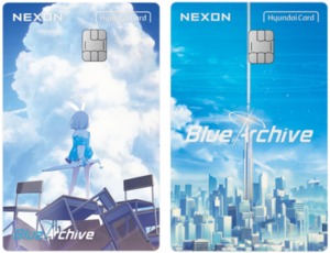 [신상품] 현대카드, '블루 아카이브 한정판'