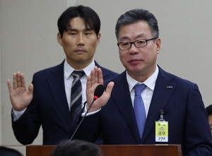 [국감] 정일문 한국투자증권 사장, 보수 미지급 의혹에 "계약대로 했다" 