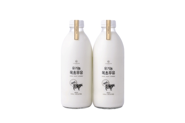 '고메이494 유기농 목초우유'는 대한민국 동물복지 1호 인증을 받은 송영신목장에서 생산한 원유를 가공한 상품이다. (사진=갤러리아백화점)