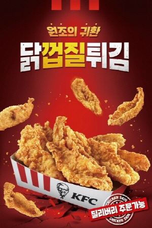 KFC의 '닭껍질튀김'. (사진=KFC)