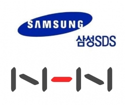 삼성SDS(위)와 NHN 로고. (사진=각 사)