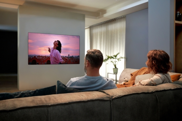 LG전자가 올해 출시한 2020년형 LG 올레드 TV(모델명: 55GX)가 유럽 소비자매체의 성능평가에서 최고 평가를 받으며 우수성을 인정받았다. 사진은 스페인 소비자매체 '오씨유 콤프라마에스트라(OCU Compra Maestra)'로부터 1위 제품으로 선정된 LG 올레드 갤러리 TV. (사진=LG전자)
