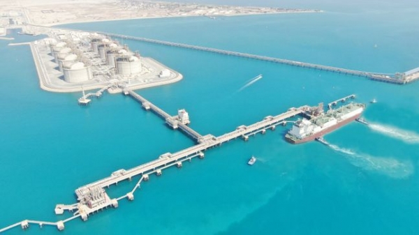 LNG 터미널인 '쿠웨이트 알주르 LNG 수입 터미널 프로젝트 전경.(사진=현대엔지니어링)