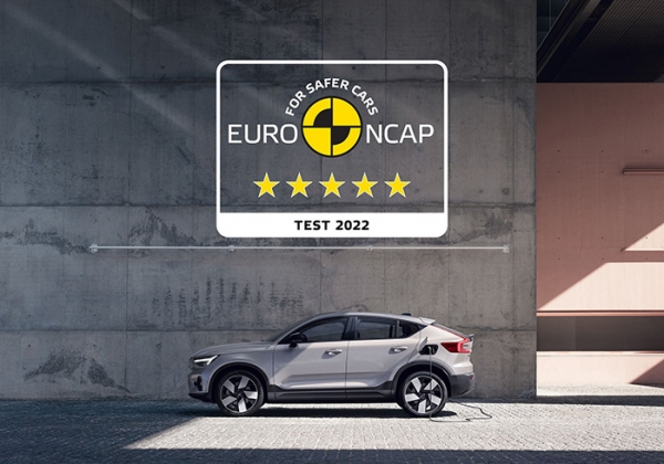 볼보 C40 리차지(Recharge)가 유로앤캡(Euro NCAP) 최고 등급을 획득했다. (사진=볼보자동차코리아)