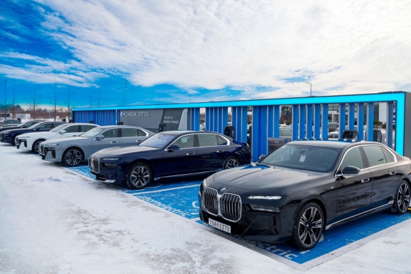지난해 12월 인천 영종도 BMW 드라이빙 센터에 새롭게 구축된 BMW 차징 스테이션. (사진=BMW코리아)