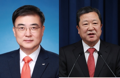 손병두 한국거래소 이사장(왼쪽)과 박춘섭 신임 대통령실 경제수석 (사진=한국거래소·연합뉴스)