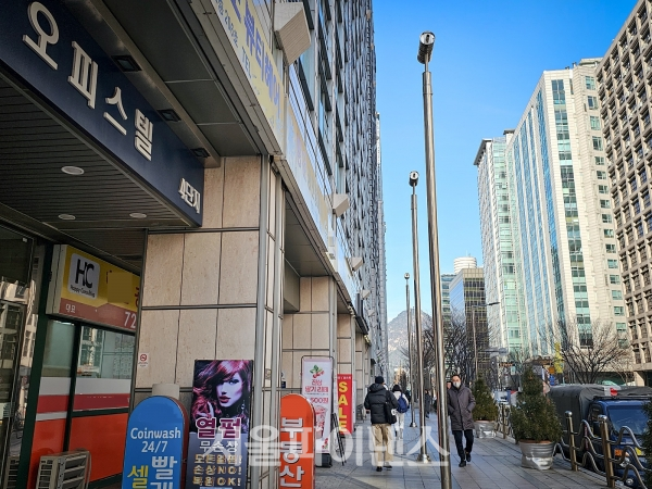 서울 종로구의 한 오피스텔 밀집 지역. (사진=박소다 기자)